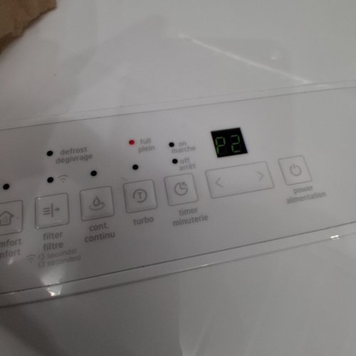 MIDEA EASYDRY DEHUMIDIFIER WITH AUTO SHUT-OFF, TIMER & WHEELS - 23L - WHITE (MODEL: MAD50C1AWS) image 2