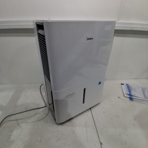 MIDEA EASYDRY DEHUMIDIFIER WITH AUTO SHUT-OFF, TIMER & WHEELS - 23L - WHITE (MODEL: MAD50C1AWS) image 3