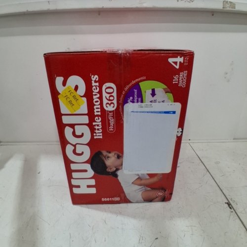 116PK HUGGIES LITTLE MOVERS HUGGFIT 360° DIAPERS - SIZE 4 - DISNEY image 4