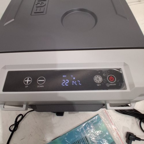 EUHOMY CAR REFRIGERATOR COMPRESSOR ELECTRIC COOLER WITH APP CONTROL - 10L - GREY (MODEL: CF020-10) image 2