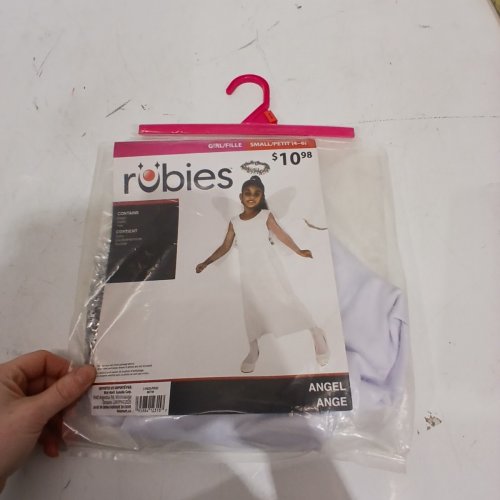3PC GIRLS RUBIES ANGEL COSTUME - SMALL (4-6) - WHITE (STYLE: 887749) image 2