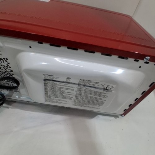 GALANZ RETRO STYLE COUNTERTOP MICROWAVE OVEN - 0.7CU.FT - RED (MODEL: GLCMKZ07RDR07) image 4