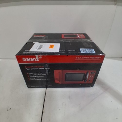 GALANZ RETRO STYLE COUNTERTOP MICROWAVE OVEN - 0.7CU.FT - RED (MODEL: GLCMKZ07RDR07) image 8
