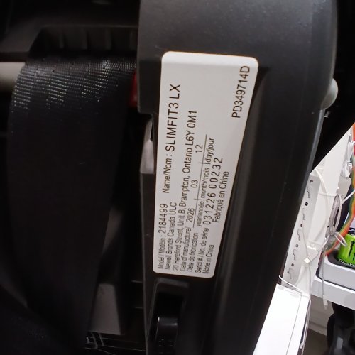 GRACO SLIMFIT3 LX 3 IN 1 CAR SEAT BOOSTER - BLACK (MODEL: 2184499) image 2