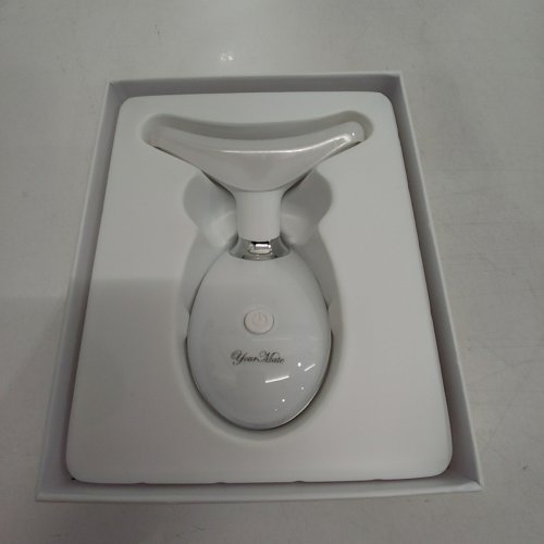 GILUKIYU FACE AND NECK MASSAGER WITH 3 COLOUR MODES FOR THERMAL, VIBRATION, AND MONOCURRENT - 2.5W - WHITE (MODEL: ES-1081) image 3