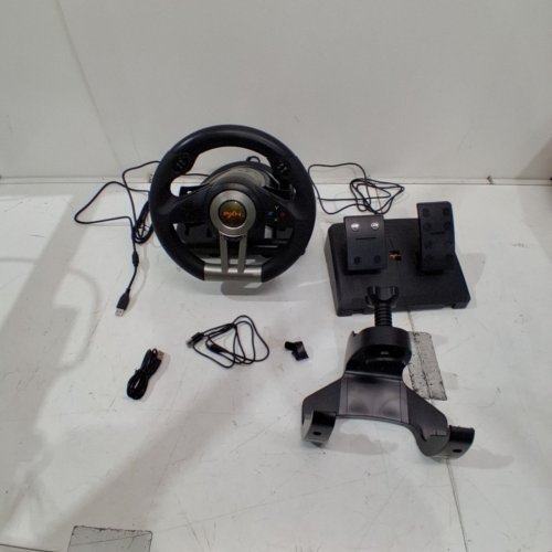 PXN UNIVERSAL RACING WHEEL & PEDALS - FOR PC/XBOX/PLAYSTATION - BLACK (MODEL: PXN-V3PRO) image 2
