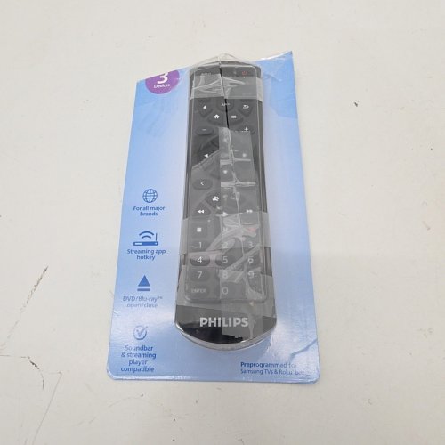 PHILIPS 3 DEVICE UNIVERSAL TV REMOTE - BLACK (MODEL: SRP4322B/27) image 3