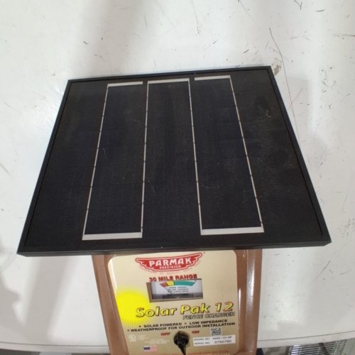 PARMAK SOLAR ELECTRIC FENCE CHARGER - 30 MILE RANGE - TAN (MODEL: MAG-12-SP) image 4