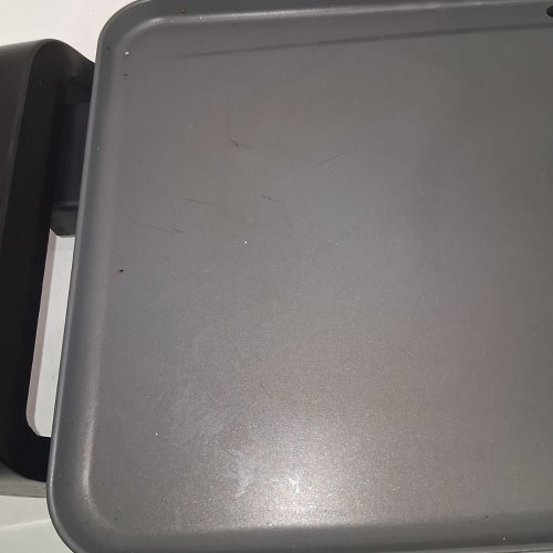KENMORE ELECTRIC NON-STICK GRIDDLE - 1500W ADJUSTABLE TEMPERATURE GRIDDLE FOR PANCAKES, BREAKFAST, GRILLED CHEESE - 10" X 18" COOKING SURFACE (MODEL: KKNSEGGREY) image 4