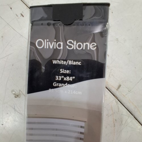 OLIVIA STONE CORDLESS POLYESTER DAY-NIGHT ROLLER BLINDS - 33" X 84" - WHITE image 3