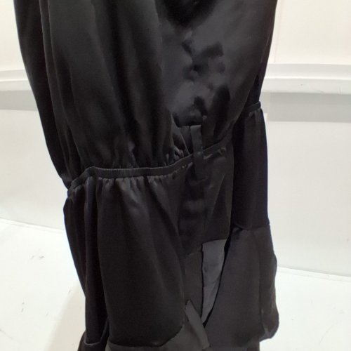 WOMENS PETAL & PUP SEYCHELLE ASYMMETRIC TIERED DRESS - SIZE 8 - BLACK image 4