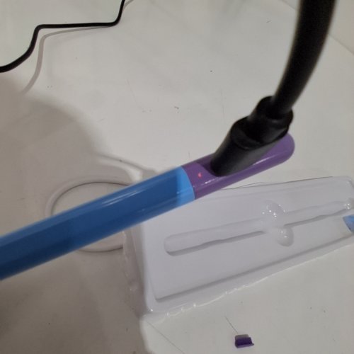 ACTIVE MAGNETIC STYLUS PEN WITH PALM REJECTION & TILT SENSITIVITY - FOR VARIOUS IPAD MODELS - BLUE/PURPLE image 2