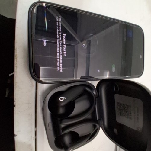 Beats Powerbeats Pro 2 Wireless Bluetooth Earbuds WITH Noise Cancelling, Heart Rate Monitor, IPX4 - jet black (model: a3157, a3158, a3160) image 2