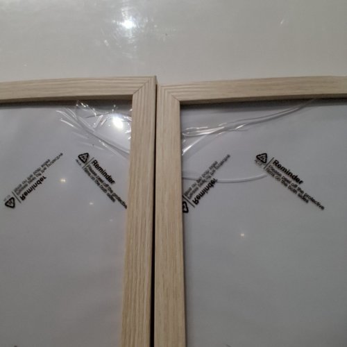 2PK LIVING TASTE WOODEN PICTURE FRAMES - 18" X 24" - BEIGE image 4