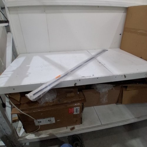 SAN JAMAR STAINLESS STEEL CHECK RACK FOR COMMERCIAL KITCHEN - 36" - SILVER image 2