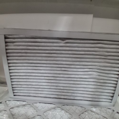 5PK AMAZONBASICS PLEATED AC FURNACE AIR FILTER - 16" X 25" X 1" - WHITE image 6