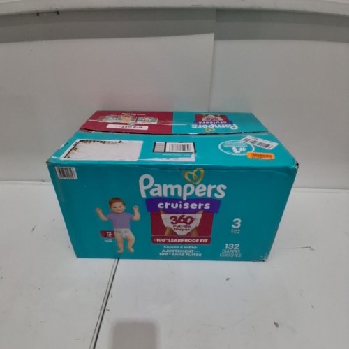132PK PAMPERS CRUISERS 360° GAP-FREE FIT DIAPERS - SIZE 3 (16-28LBS) image 2