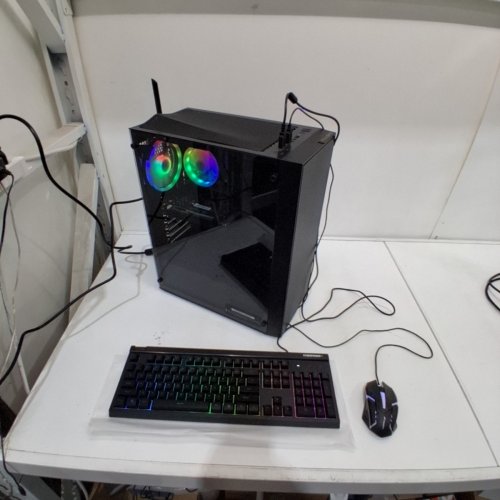 STGAUBRON GAMING PC DESKTOP - INTEL CORE I7-8850H 2.6GHZ, RADEON RX 580 8G, 16GB DDR4, 512GB SSD, X4 RGB FANS, WINDOWS 11 HOME - BLACK - (MODEL: ABR1924) image 8