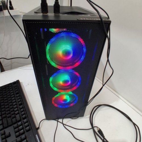 STGAUBRON GAMING PC DESKTOP - INTEL CORE I7-8850H 2.6GHZ, RADEON RX 580 8G, 16GB DDR4, 512GB SSD, X4 RGB FANS, WINDOWS 11 HOME - BLACK - (MODEL: ABR1924) image 10