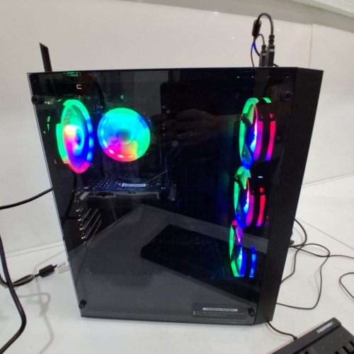STGAUBRON GAMING PC DESKTOP - INTEL CORE I7-8850H 2.6GHZ, RADEON RX 580 8G, 16GB DDR4, 512GB SSD, X4 RGB FANS, WINDOWS 11 HOME - BLACK - (MODEL: ABR1924) image 11