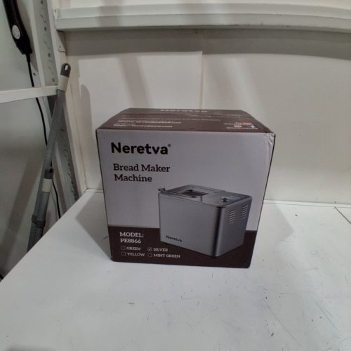 NERETVA 20-IN1 NONSTICK CERAMIC BREAD MAKER - 2LBS MAX - SILVER (MODEL: PE8866SU) image 2