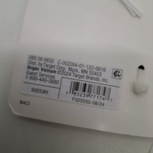 2 DEALWORTHY LIGHTNING TO 3.5MM AUX AUDIO CABLE - 3FT - WHITE image 4