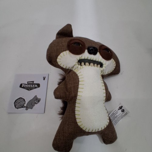 ZURU FUGGLER 9" PLUSH TOY WITH SOUND - SUSPICIOUS FOX FART FACE - BROWN image 3