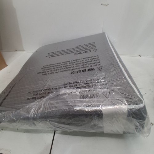 KOLBS MEMORY FOAM BED WEDGE PILLOW WITH JACQUARD PILLOW COVER - 24" X 24" X 7.5" - WHITE/GREY (MODEL: KBBWC24247) image 4