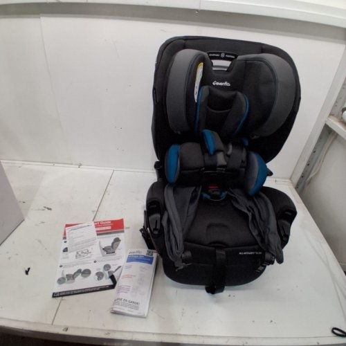 EVENFLO ALL4STAGES SLIM 4-IN-1 COVERTABLE CAR SEAT - BARKER GRAY (MODEL: CS400112525C) image 3