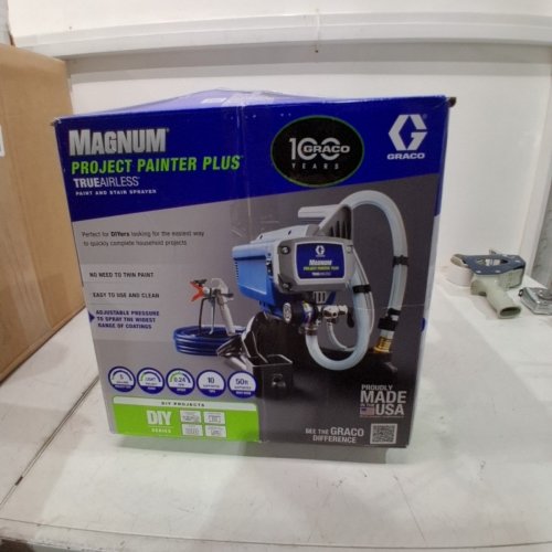 GRACO TRUEAIRLESS MAGNUM PROJECT PAINTER PLUS PAINT SPRAYER KIT, 3/8HP - BLUE (MODEL: 257025) image 6