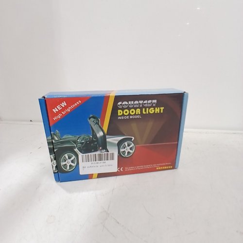 2PK CUSTOM COURTESY CAR DOOR LIGHTS, UNIVERSAL FIT SHADOW PROJECTION - BLACK image 2