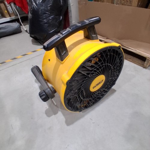 DEWALT FLOOR FAN, 360° ADJUSTABLE TILTING AIRFLOW FAN, 3-SPEED 4000 CFM MAX - YELLOW BLACK (MODEL:DXF1616/ 9631000) image 3