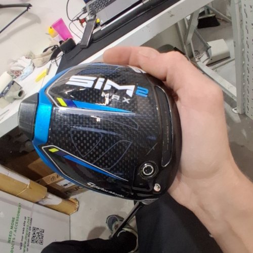 TAYLORMADE GOLF DRIVER-SIM 2 MAX SPEED INJECTED -VENTUS SHAFT 5-RIGHT HAND - 10.5° - BLACK / BLUE (MODEL: M2) image 3