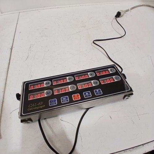 CHINIS 8 CHANNEL DIGITAL TIMER - 220V - BLACK/STAINLESS STEEL - (MODEL:CAL-8B) image 2