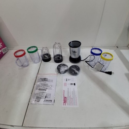17PC MAGIC BULLET BLENDER, MIXER & MINI-FOOD PROCESSOR SET (MODEL: MBR-1702) image 3