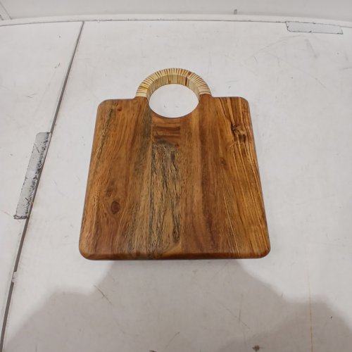 HEARTH & HAND WOODEN CHEESE BOARD - NATURAL WOOD image 3