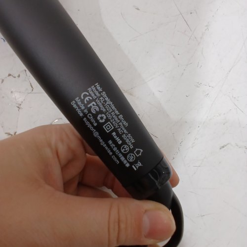 MEGAWISE PRO CERAMIC IONIC HAIR STRAIGHTENER BRUSH 20S HEATING WITH AUTO-OFF - BLACK - (MODEL: KL-1025) image 3