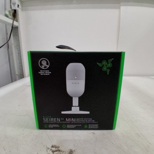 RAZER SEIREN V3 MINI USB MICROPHONE WITH TAP-TO-MUTE SENSOR & LED INDICATOR - WHITE EDITION image 2