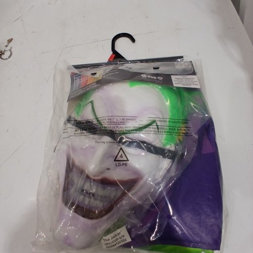 2PC BOYS RUBIES JOKER COSTUME WITH MASK - SMALL (4-6) PURPLE / GREEN image 3