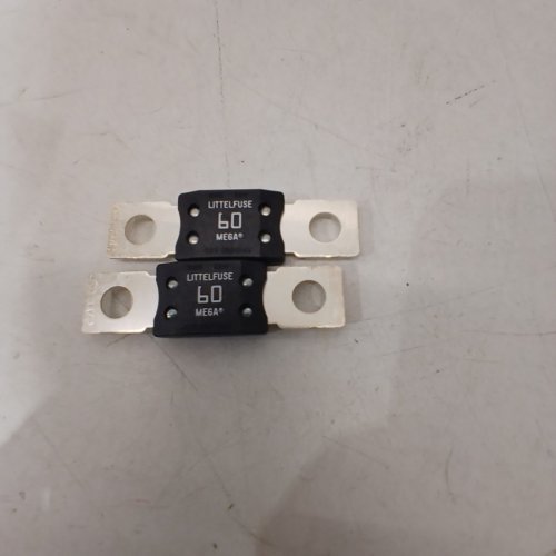2PK LITTELFUSE MEGA FUSE - 60 AMP image 3