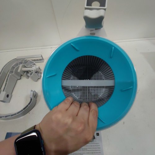 INTEX ABOVE-GROUND POOL DELUXE WALL-MOUNTED AUTOMATIC SWIMMING POOL SURFACE SKIMMER - BLUE/WHITE (MODEL: 28000E) image 3