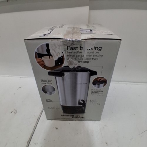 HAMILTON BEACH COFFEE URN - 45 CUP CAPACITY - STAINLESS STEEL (MODEL: 40515CR) image 5