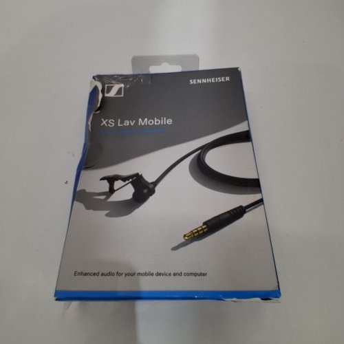SENNHEISER XS WIRED LAVALIER MICROPHONE WITH 3.5MM AUX CONNECTOR - OMNIDIRECTIONAL - 6.6FT - BLACK image 5