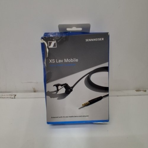 SENNHEISER XS WIRED LAVALIER MICROPHONE WITH 3.5MM AUX CONNECTOR - OMNIDIRECTIONAL - 6.6FT - BLACK image 6