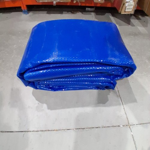 BUBBLE POOL COVER - 33FT X 31FT - BLUE image 2