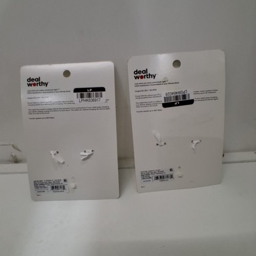 2 DEALWORTHY FAST CHARGING USB-C TO USB-C CABLES - 3FT - WHITE image 3