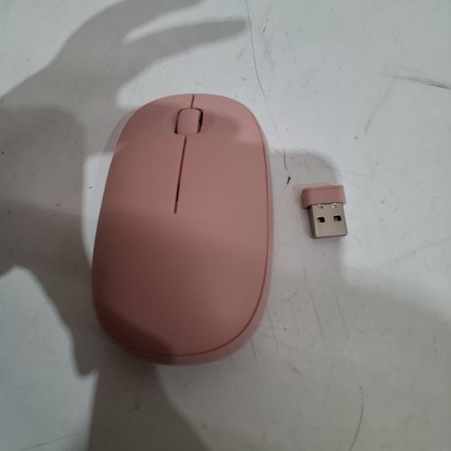 ONN. SLIM BLUETOOTH AND DONGLE WIRELESS MOUSE - PINK image 3