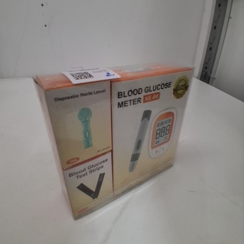 DIABETES BLOOD GLUCOSE MONITOR KIT - WHITE/ORANGE (MODEL:KE-B6) image 2