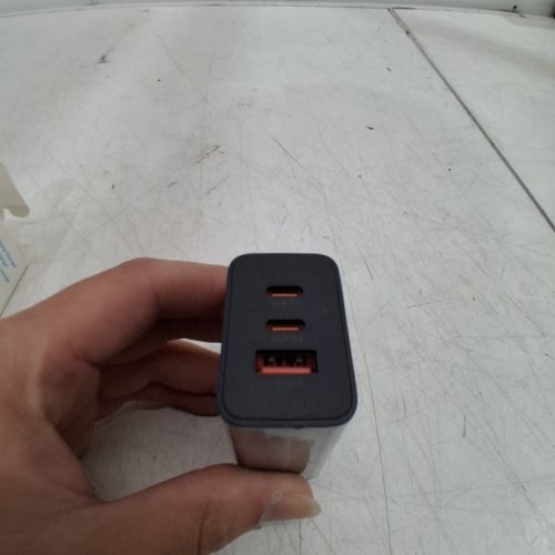 3-PORT GAN WALL CHARGER - USB/USB-C - 65W - BLACK (MODEL: DP-A127G65) image 3