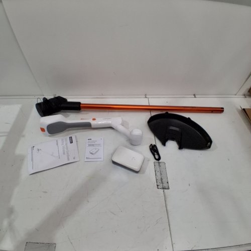 LITHELI CORDLESS WEED WACKER STRING TRIMMER & WEED EATER - 20V - ORANGE/WHITE (MODEL: U20GT01-0A110) image 2